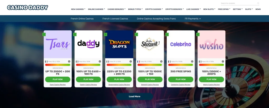 Daddy online casino