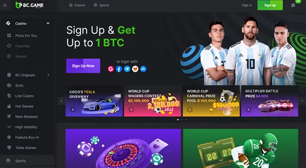 BC.Game loyalty rewards
